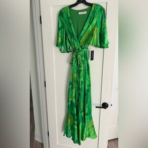 Taylor Vibrant Green Maxi Dress